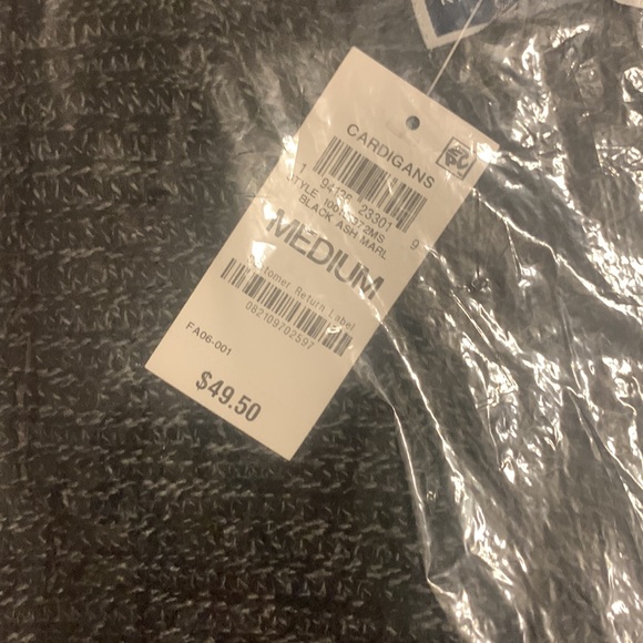 NWT Karen Scott Popcorn Knit Cardigan - Picture 4 of 5